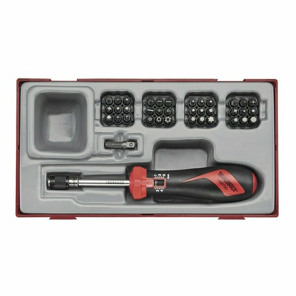 Teng Tools 1/4 Inch Drive Torque Screwdriver Set Range 1 - 5 Nm - 38 Pieces TTSD38